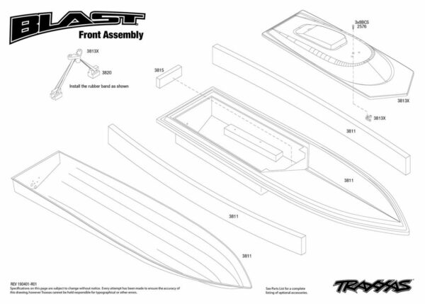 BLAST OFFSHORE AVEC ACCUS / CHARGEUR  Traxxas 38104-1 – Image 4