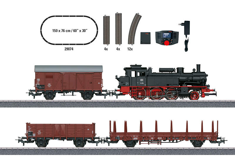 Coffret de départ numérique "Train marchandises, époque III" Voie H0 - Marklin- 29074