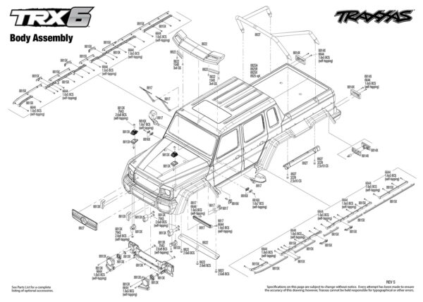 88096-4 – TRX-6 MERCEDES BENZ CLASSE G 63 AMG 6X6 – Image 13