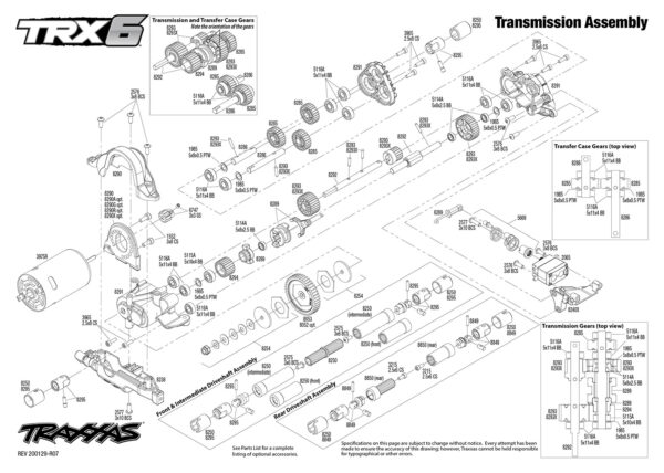 88096-4 – TRX-6 MERCEDES BENZ CLASSE G 63 AMG 6X6 – Image 7