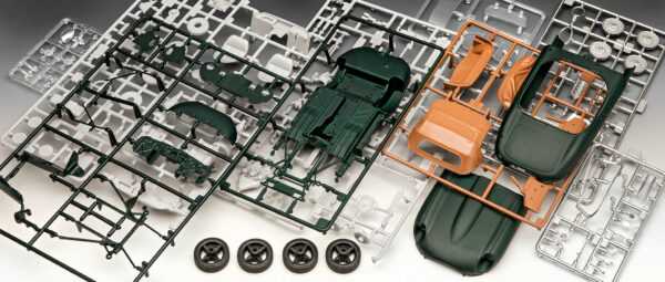 Jaguar type E Roadster kit complet - 1/24 - REVELL 67687 – Image 2