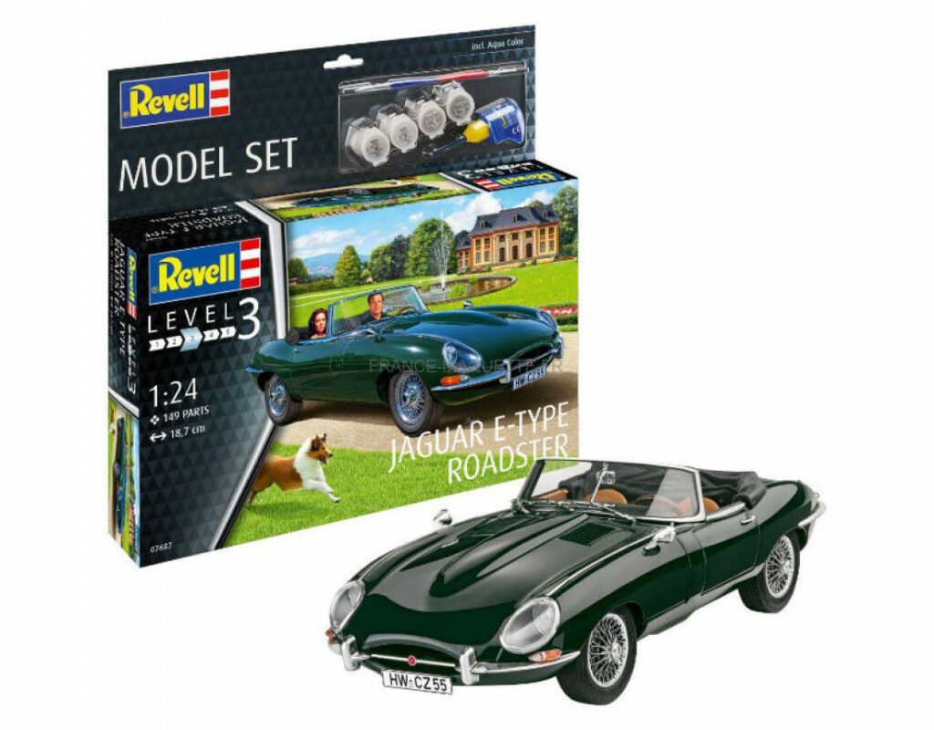 Maquette de voiture Revell Jaguar E-Type Coupé - Kits maquettes