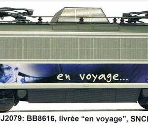JOUEF HJ2079 LOCO ELEC BB8500 (508618) LIVRÉE EN VOYAGE EP.IV SNCF