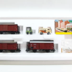 TRIX H0 24028 Freight Car Set Coffee Transport, DB, DC, KKK NEM, NEW in Original Packaging #35176