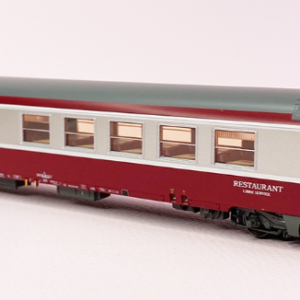 Voiture Vru restaurant livrée "Prototype" libre service Sncf, Ep IV - LSMODELS 40158 - HO 1/87