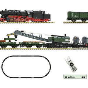 Coffret numérique z21 start : Locomotive à vapeur série 051 avec train-grue, DB 5170004