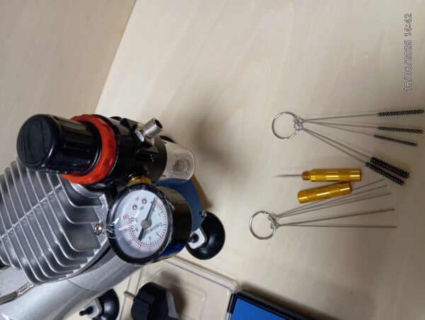 Kit de Départ Aérographe + Compresseur – Image 3