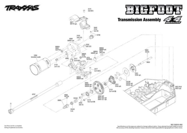 BIGFOOT 50TH – 4X4 BL-2S Traxxas  67134-1-50TH – Image 10