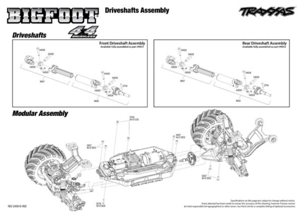 BIGFOOT 50TH – 4X4 BL-2S Traxxas  67134-1-50TH – Image 13