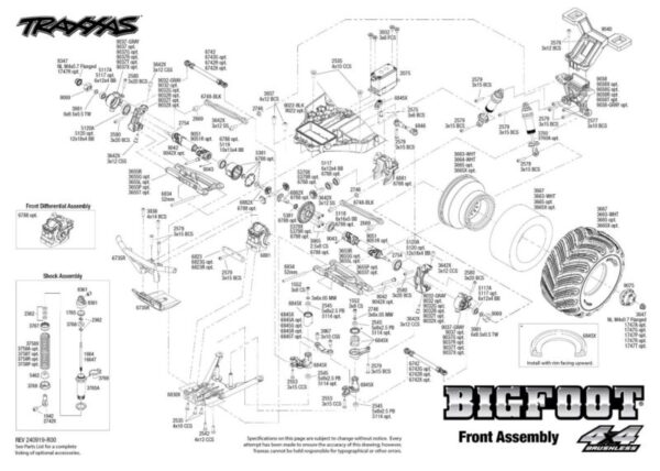 BIGFOOT 50TH – 4X4 BL-2S Traxxas  67134-1-50TH – Image 14