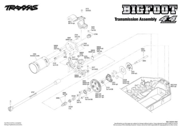 BIGFOOT 50TH – 4X4 BL-2S Traxxas  67134-1-50TH – Image 6