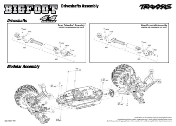 BIGFOOT 50TH – 4X4 BL-2S Traxxas  67134-1-50TH – Image 8