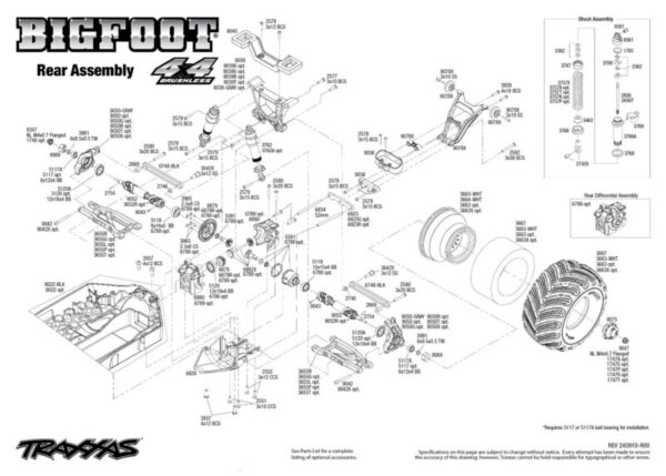 BIGFOOT 50TH – 4X4 BL-2S Traxxas  67134-1-50TH – Image 11