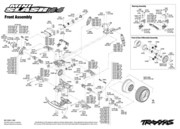 MINI SLASH BL-2S USB AVEC ACCUS / CHARGEUR USB Traxxas 108164-1 – Image 7