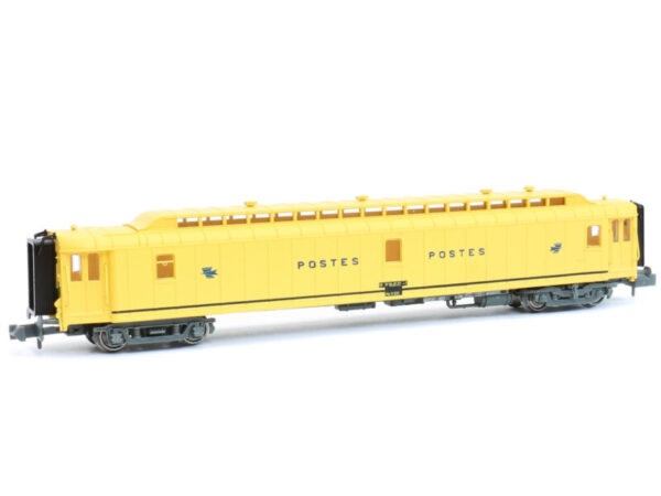 REE Models NW-125 : Wagon de marchandises wagon postal PAz PTT SNCF Ep.IV 1:160