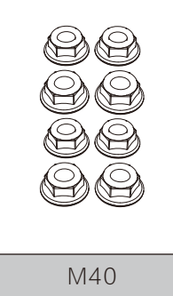 M40 M4 Wheel Lock Nut (mjx 14207-14208)