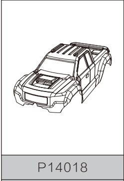 P14018 CarROSSERIE (mjx 14207-14208)