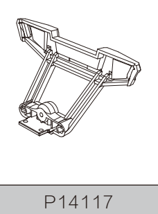 P14117 rear bumper (mjx 14207-14208)