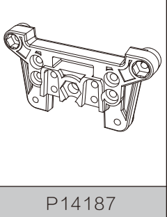 P14187 Rear Shock Tower (mjx 14207-14208)