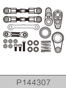 P144307 Steering Assembly (mjx 14207-14208)
