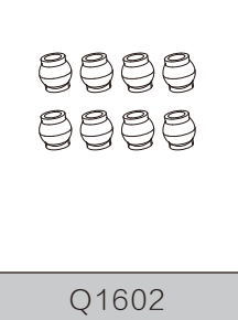 Q1602 Steering Pivot Balls (mjx 14207-14208)