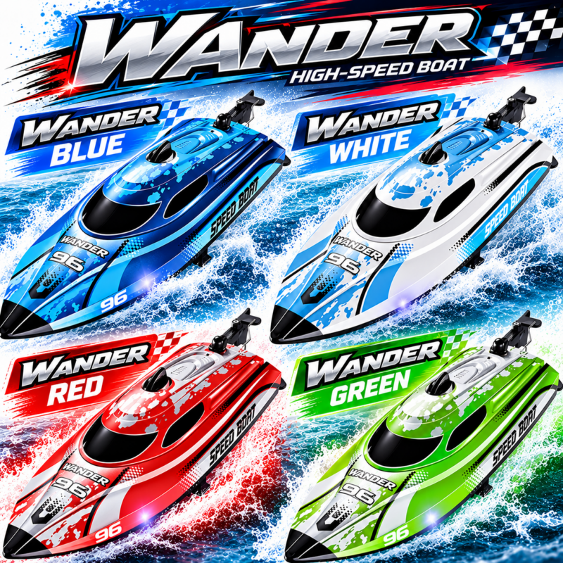 Affiche de bateaux Wander haute vitesse