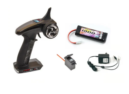 Ensemble radio+servo+chargeur+accu