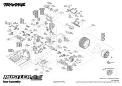 RUSTLER 4X4 VX3 HD 67464-4