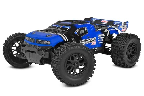 Team Corally - PUNISHER XD - Prêt à rouler - Bleu - Moteur brushed 2S - Batterie et chargeur inclus – Image 2