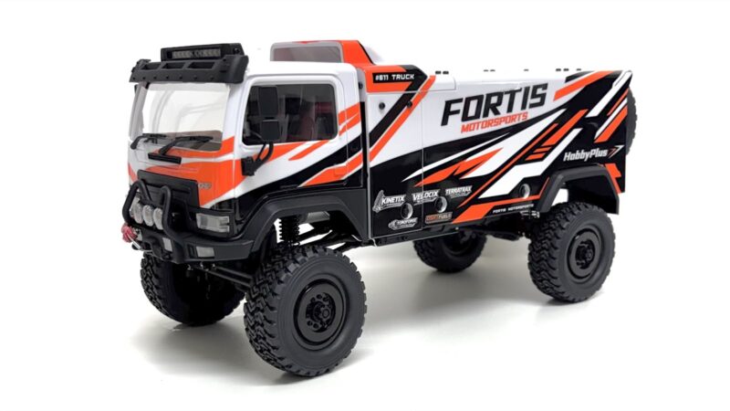 Hobby Plus - DKR-4 FORTIS Rally Truck 1/18 - RTR - Moteur brushed (charbon) - Batterie et chargeur inclus HBP1810810 – Image 12
