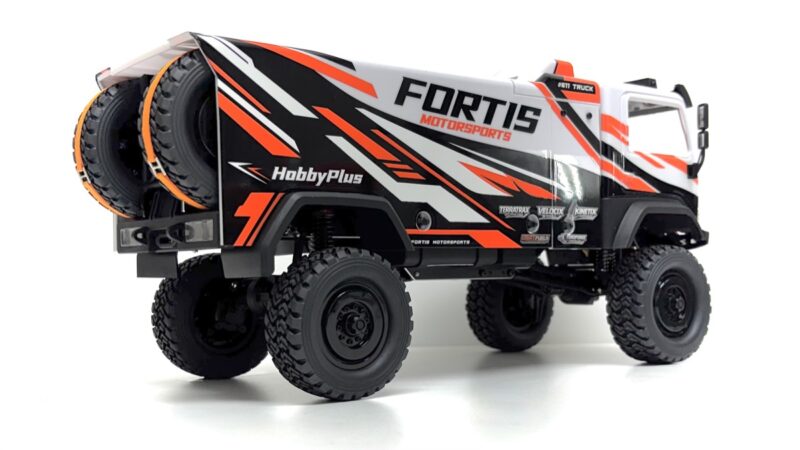 Hobby Plus - DKR-4 FORTIS Rally Truck 1/18 - RTR - Moteur brushed (charbon) - Batterie et chargeur inclus HBP1810810 – Image 16