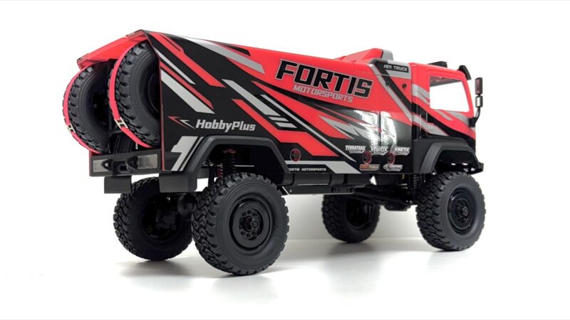 Hobby Plus - DKR-4 FORTIS Rally Truck 1/18 - RTR - Moteur brushless - Batterie et chargeur inclus HBP1810820 – Image 6