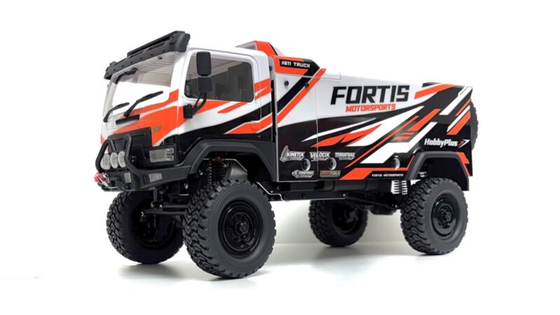 Hobby Plus - DKR-4 FORTIS Rally Truck 1/18 - RTR - Moteur brushless - Batterie et chargeur inclus HBP1810820 – Image 11