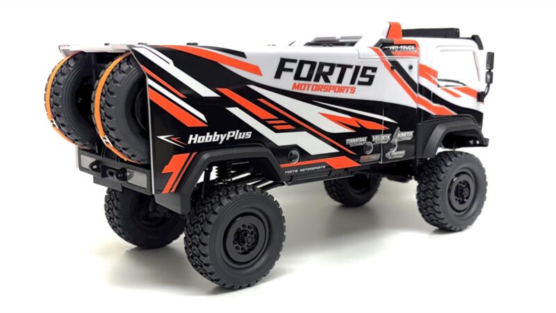Hobby Plus - DKR-4 FORTIS Rally Truck 1/18 - RTR - Moteur brushless - Batterie et chargeur inclus HBP1810820 – Image 13