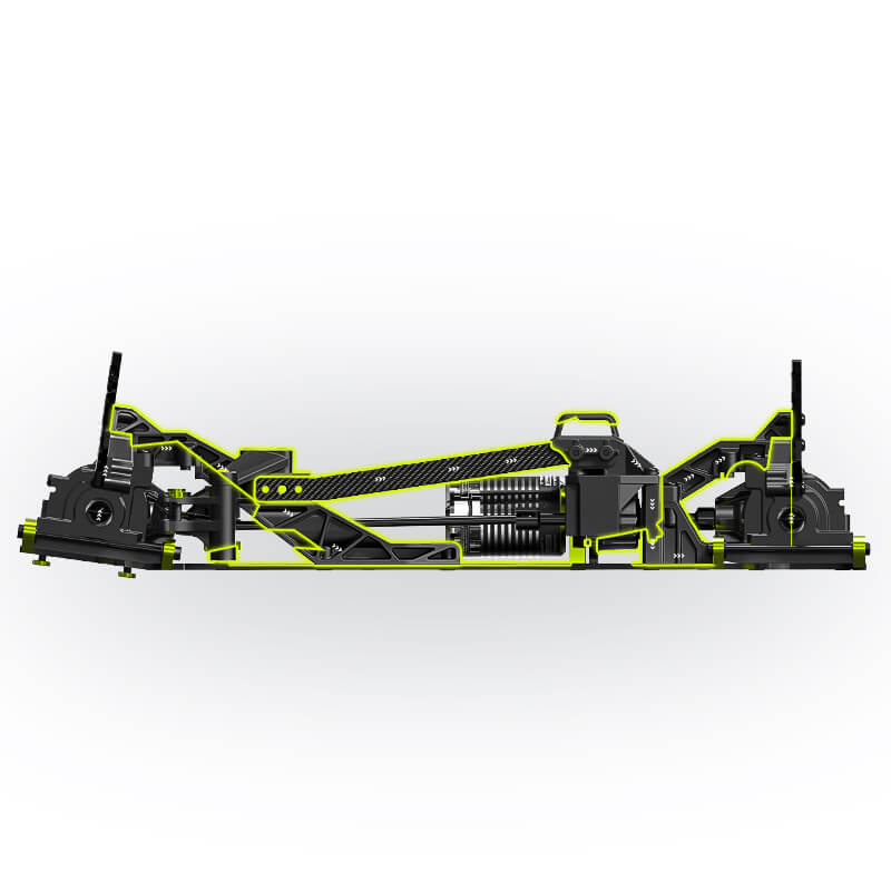 Rlaarlo Omni-Terminator RZ001B-C monster truck 1/10 brushless version Carbone