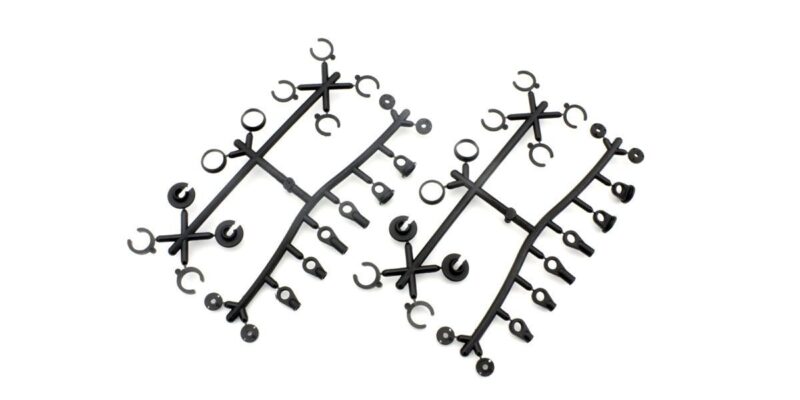 Kyosho Pièces plastique et joints toriques d'amortisseur TC Fazer 2.0 FA554-1