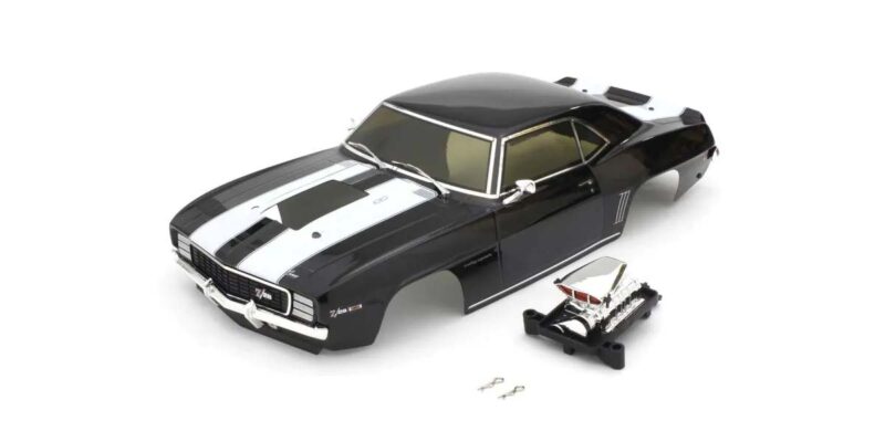 Kyosho Carrosserie Camaro Z28 1969 Supercharged noire 1/10 Fazer FZ02-VE FAB608BK