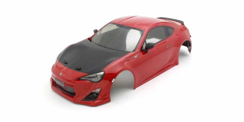 Kyosho Carrosserie Toyota GT86 Tuned rouge 1/10 Fazer FZD2 FAB617RD