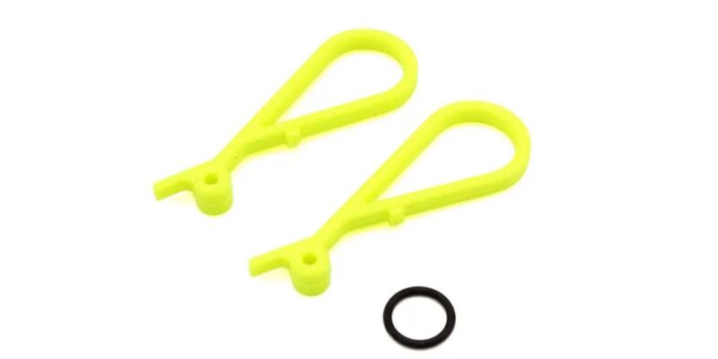 Kyosho Tirettes de réservoir jaune fluo Inferno MP9-MP10 MP11 (2) IF444-02KYB