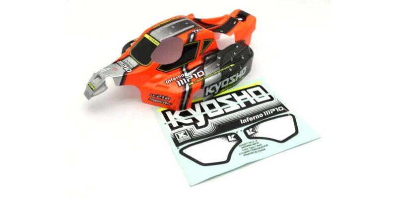 Kyosho Carrosserie 1/8 orange Inferno MP10 Readyset IFB119RD