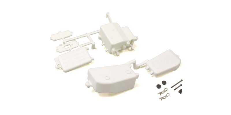 Kyosho Boîtier de réception et de batterie blanc Inferno MP9-MP10 IFF001WB