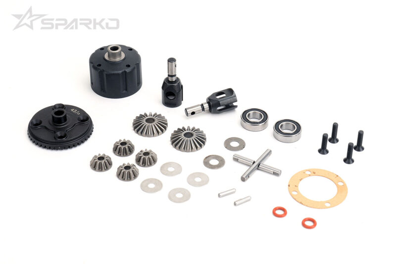 Sparko F8 différentiel avant/arrière complet SPKF80005
