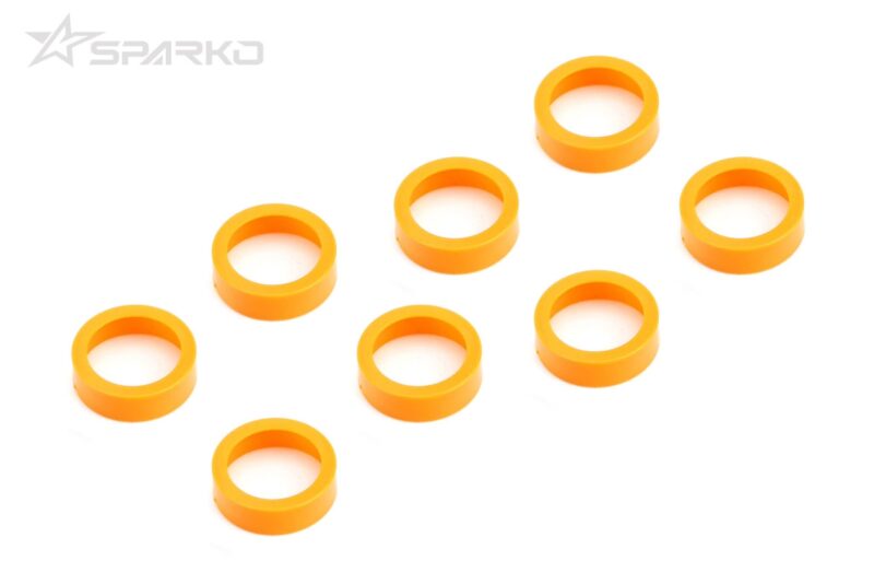 Sparko F8 entretoises de roulements orange (8) SPKF81018AOP-OG