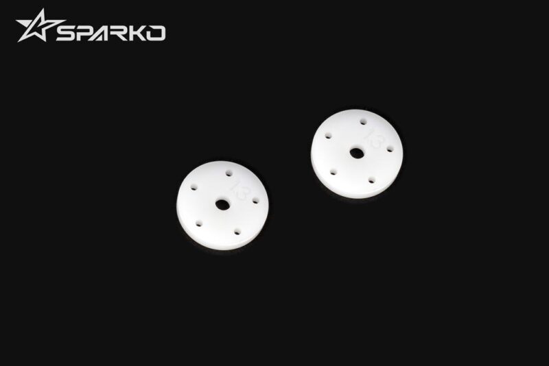 Sparko F8 pistons d'amortisseur Big Bore plats 5x1,3 mm (2) SPKF81045OP