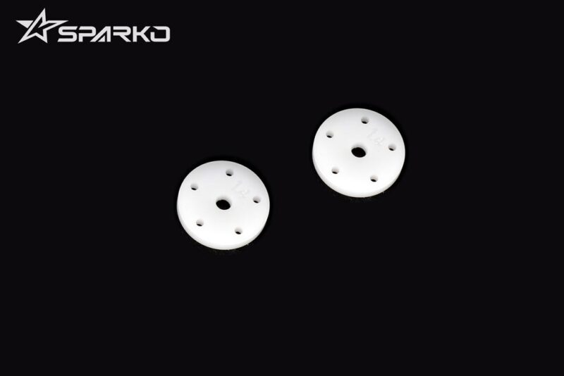 Sparko F8 pistons d'amortisseur Big Bore plats 5x1,4 mm (2) SPKF81046OP