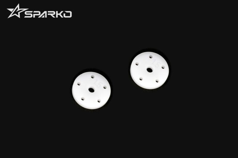 Sparko F8 pistons d'amortisseur Big Bore plats 5x1,5 mm (2) SPKF81047OP