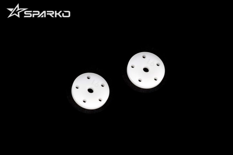 Sparko F8 pistons d'amortisseur Big Bore plats 5x1,6 mm (2) SPKF81048OP
