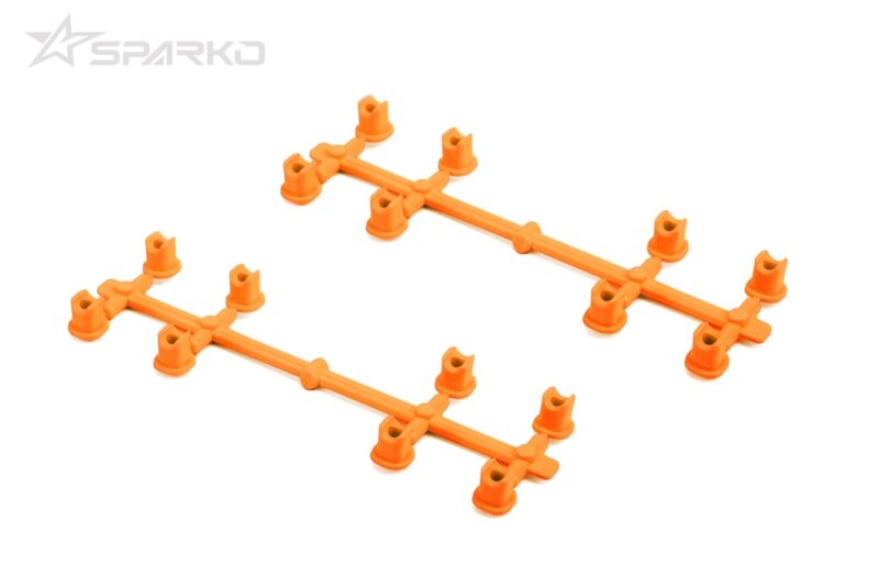 Sparko F8 inserts de fusées réglables orange 18/20/22° (2) SPKF81063OP-OG
