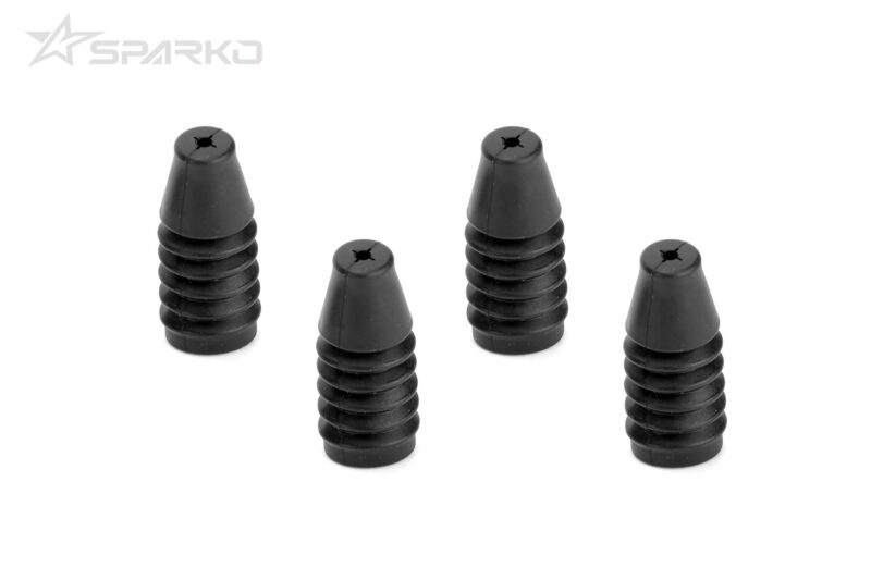 Sparko F8 soufflets d'amortisseur avant souples (4) SPKF82010BKOP