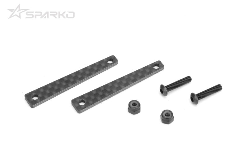 Sparko F8 caches de renfort arrière carbone 1,5 mm (2 pcs) SPKF83008-15OP